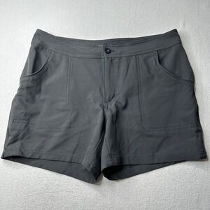Reel Legends Womens Shorts Size 10 Black Outdoor Hiking Fishing Quick Dry